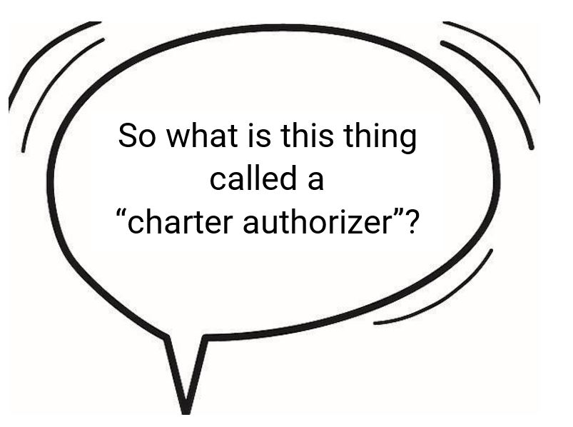 So what is this thing called a “charter authorizer”?