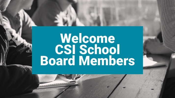 Welcome CSI School Board Members