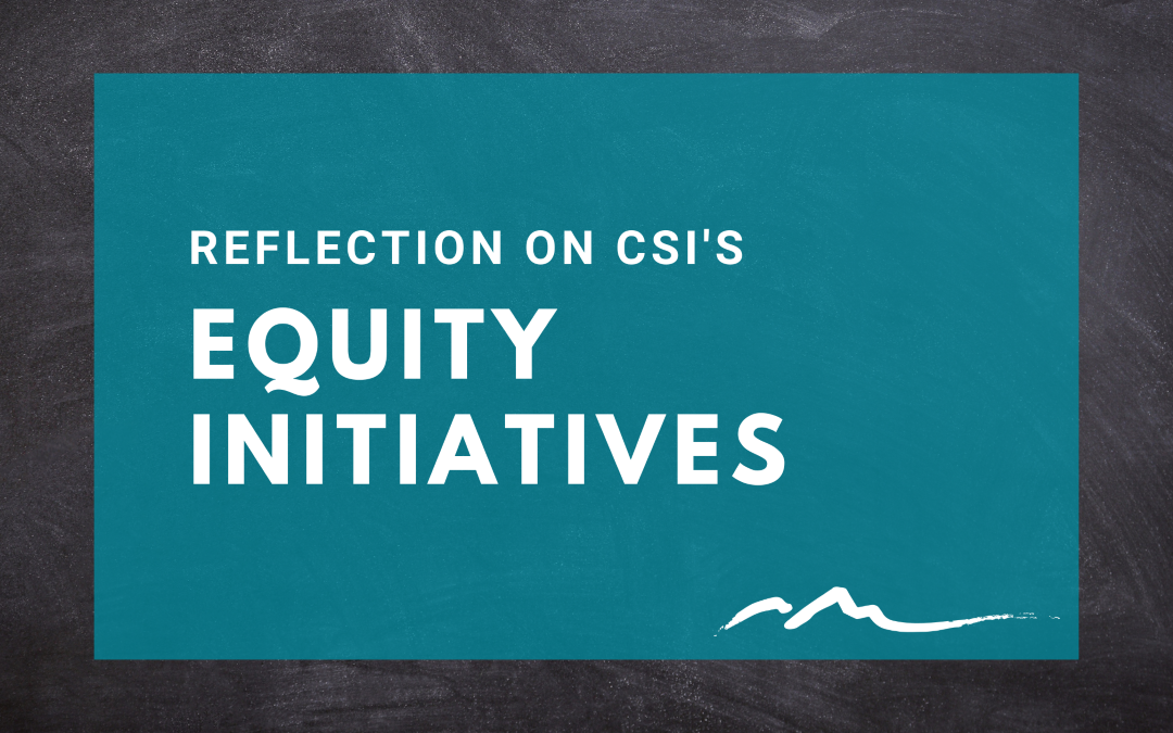 Reflection on CSI’s Equity Initiatives