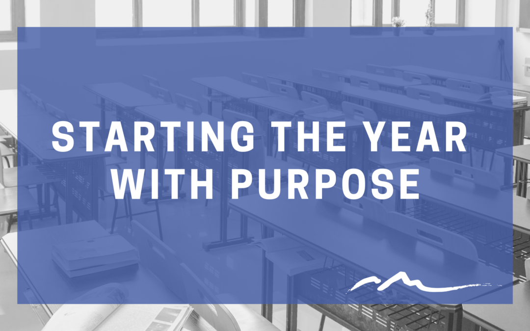 Starting the Year with Purpose