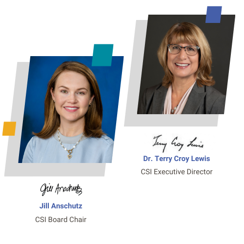 Dr. Terry Croy Lewis and Jill Anschutz Dr. Terry Croy Lewis and Jill Anschutz